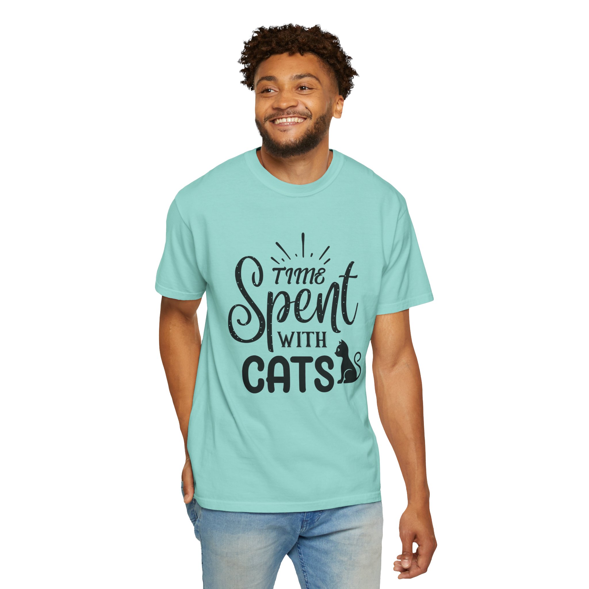 b2 - 5.13 - Time Spent with Cats T-Shirt – Heartwarming Cat Lover Graphic Tee for Cozy Moments & True Pet Love. - Image 46