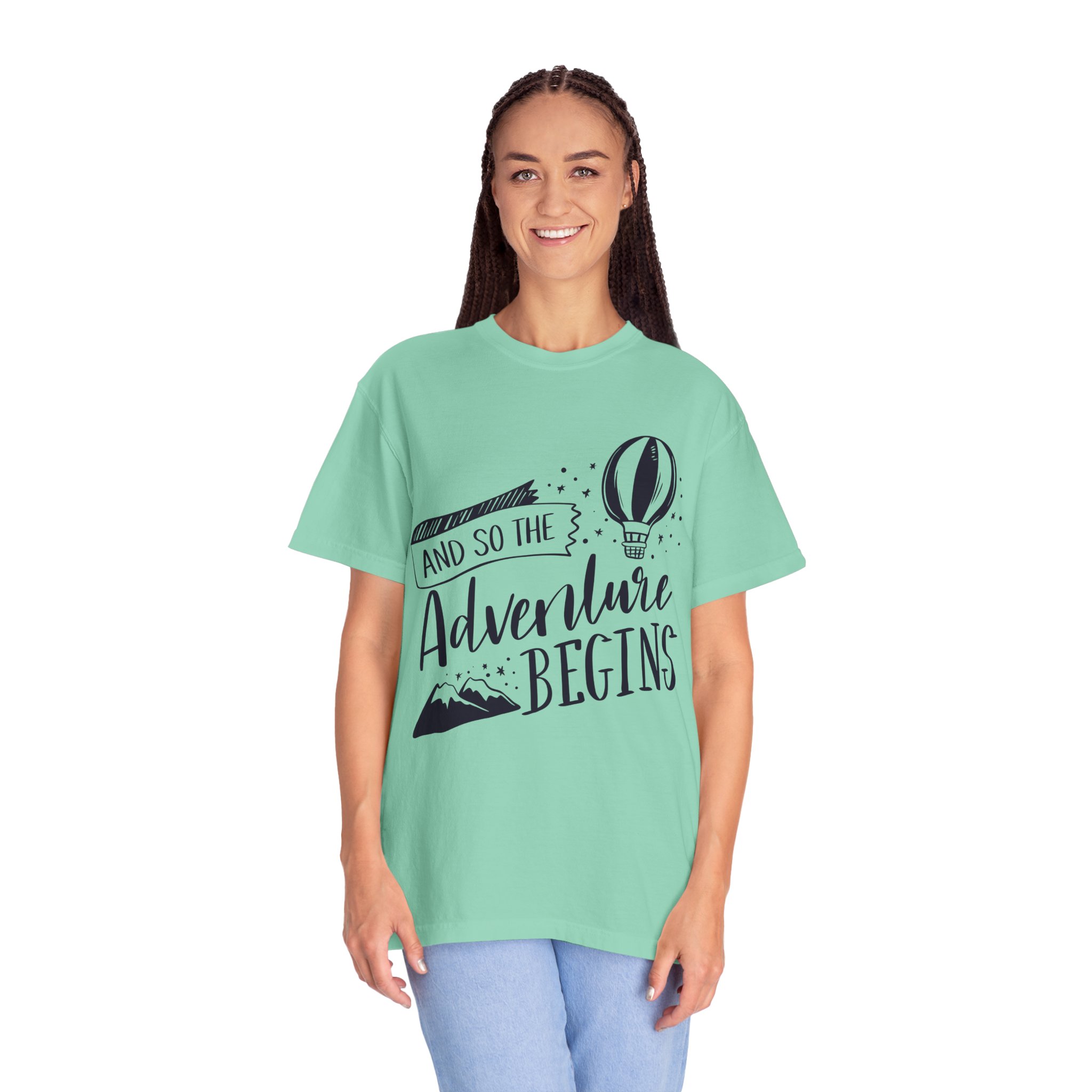 C - 14.1b - Adventure Begins Unisex T-Shirt, Travel Tee, Gift for Wanderlust, Adventure Apparel, Casual Wear, Explorer Top. - Image 27