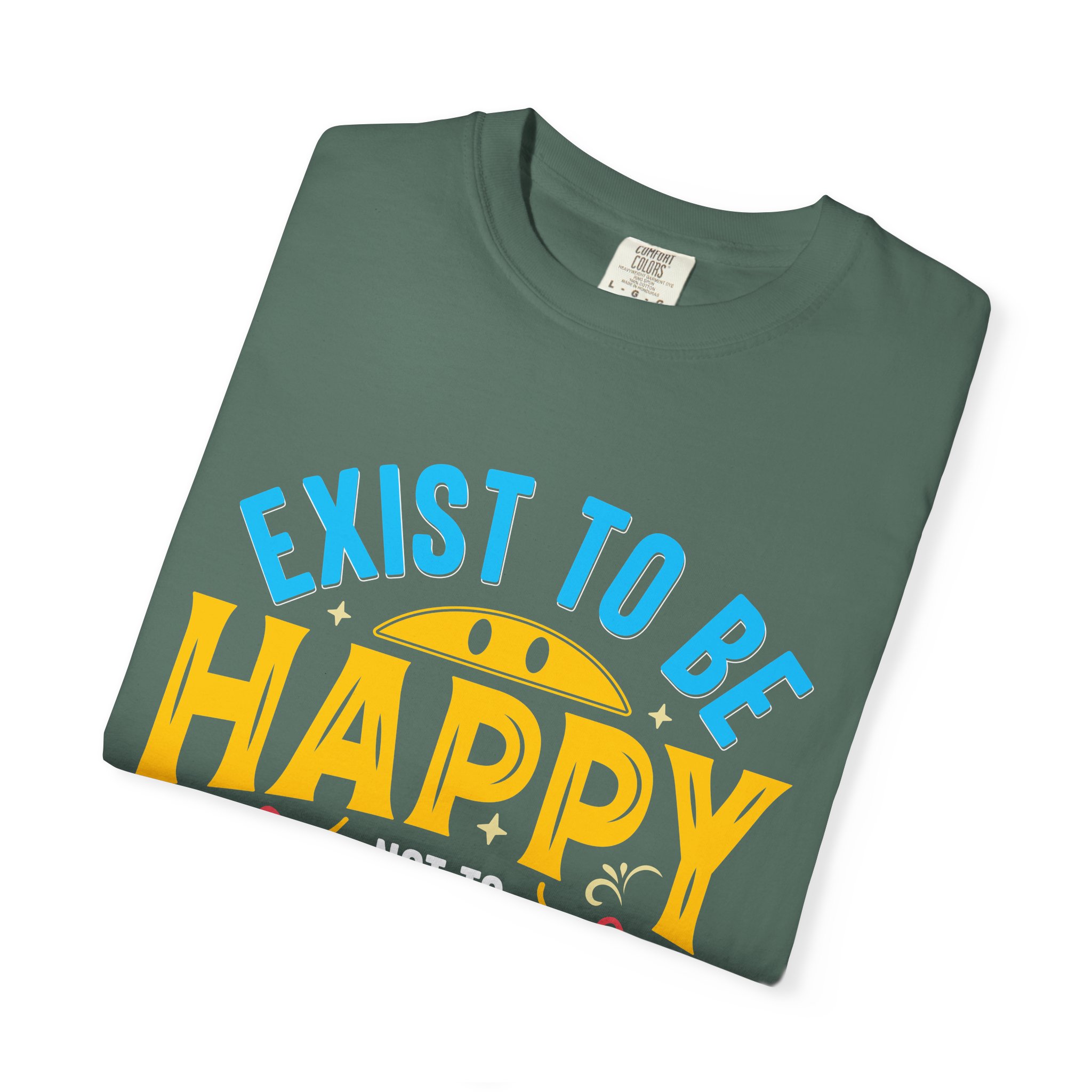 b2 - 2.2 - Exist to Be Happy Not to Impress T-Shirt – Positive Inspirational Graphic Tee for Self-Love & Authentic Living. - Image 23