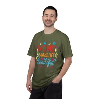 Moms Make Life Beautiful T-Shirt – Cute Love Graphic Tee for Moms, Perfect Gift Giving & Everyday Wear. - Image 10