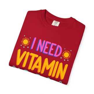 Funny summer quote t-shirt - Beachy Vibes - I Need Vitamin Sea - Image 47
