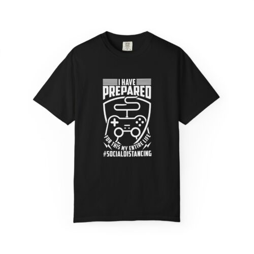 Gaming Social Distancing T-Shirt, Funny Gamer Tee, Gift for Gamers, Quarantine Humor Shirt, Video Game Apparel.