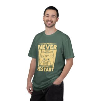 Gamer Controller t shirt for Gamers - Never Restart Gamer Controller Unisex Tee - Image 10