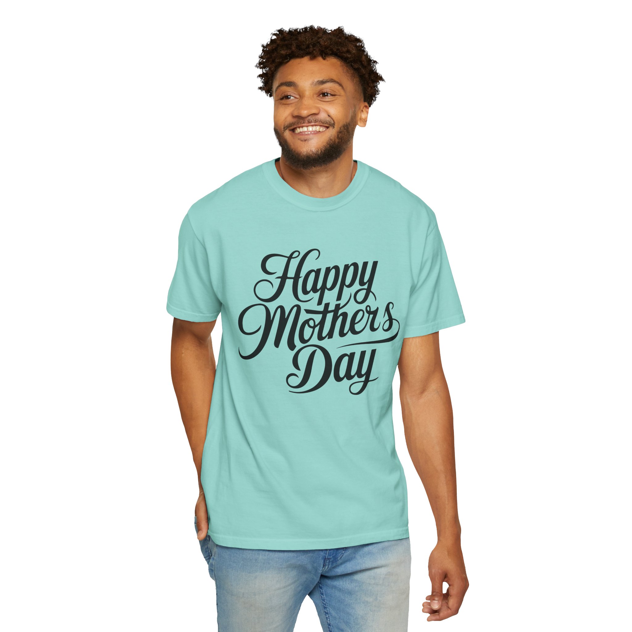 Happy Mother’s Day Script Mom Gift T-Shirt – Cute Love Graphic Tee for Moms, Perfect Gift Giving & Special Celebration Wear. - Image 30