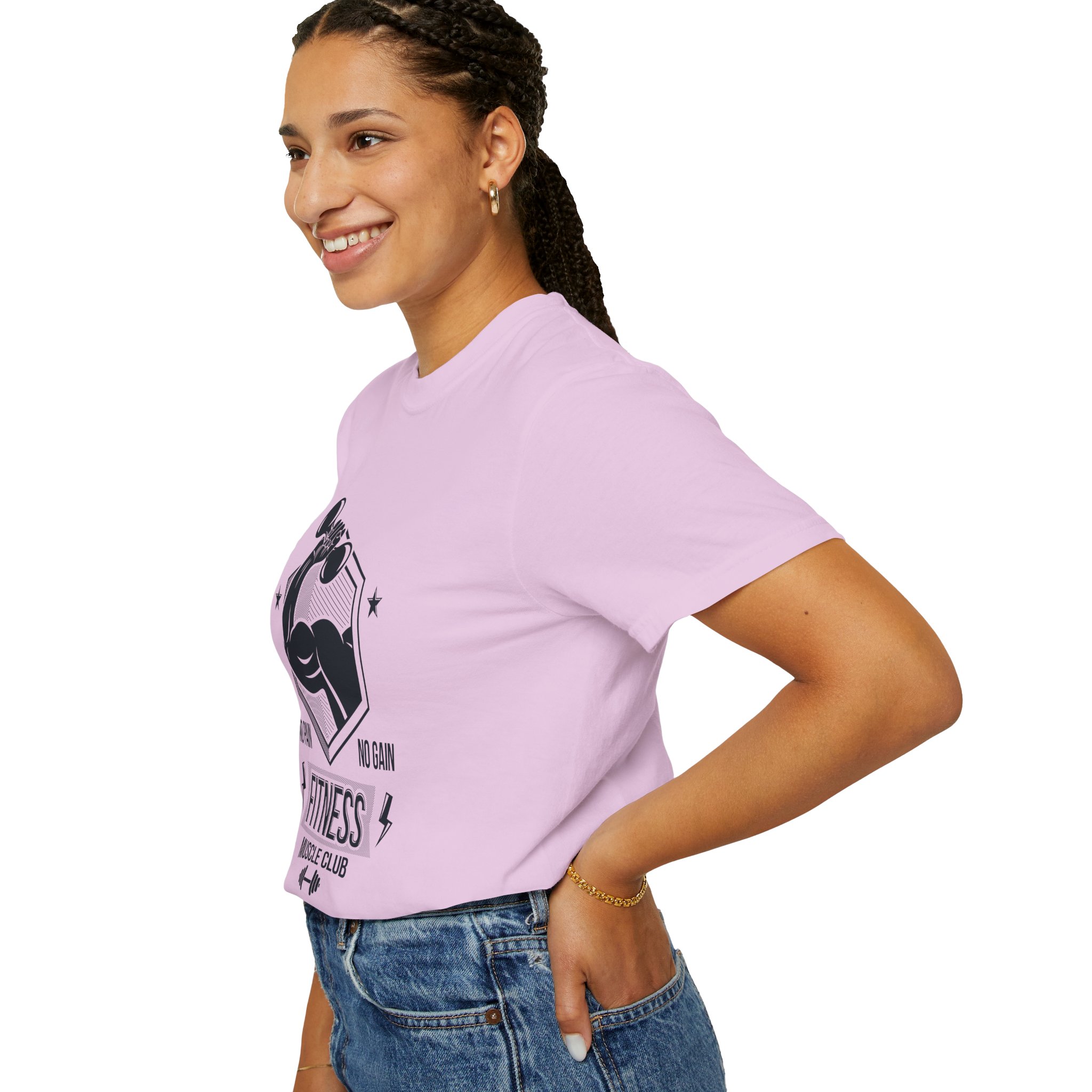 Fitness Muscle Club T‑Shirt — "No Pain No Gain" Gym Workout Tee. - Image 45