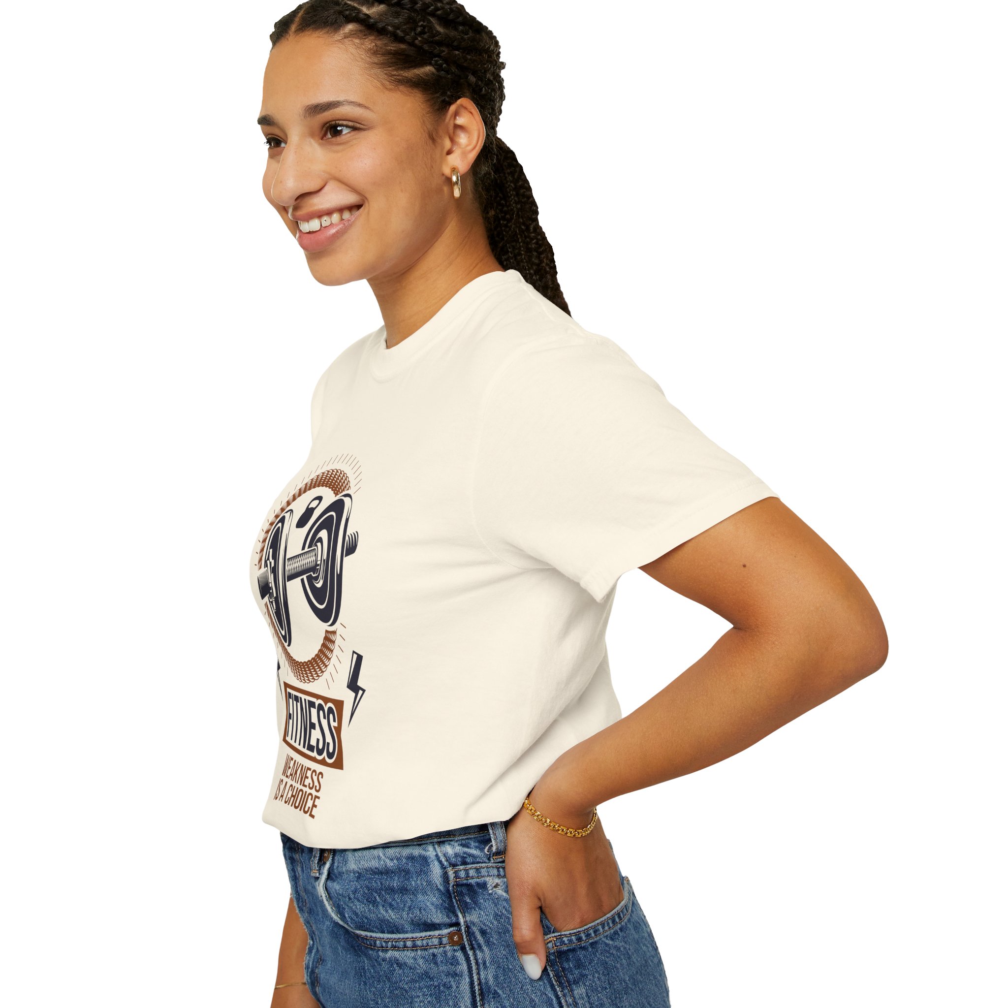 Fitness T-Shirt — "Fitness: Weakness Is A Choice" Motivational Gym Tee. - Image 13