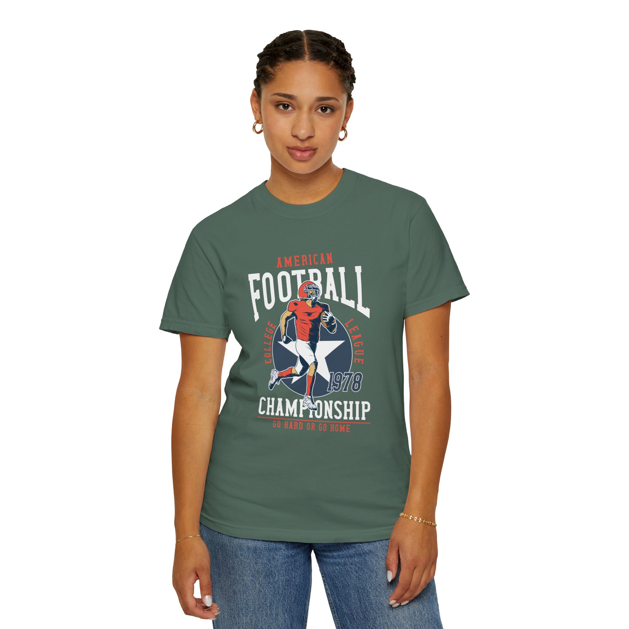 C - 16.19 - Vintage Football Championship T-Shirt, Sports Tee, Unisex Apparel, Gift for Football Fans, Casual Wear, Retro Style, Game Day Shir. - Image 12