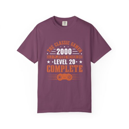 Retro gaming tee Gamer Level 20 Unisex Tshirt - Image 33