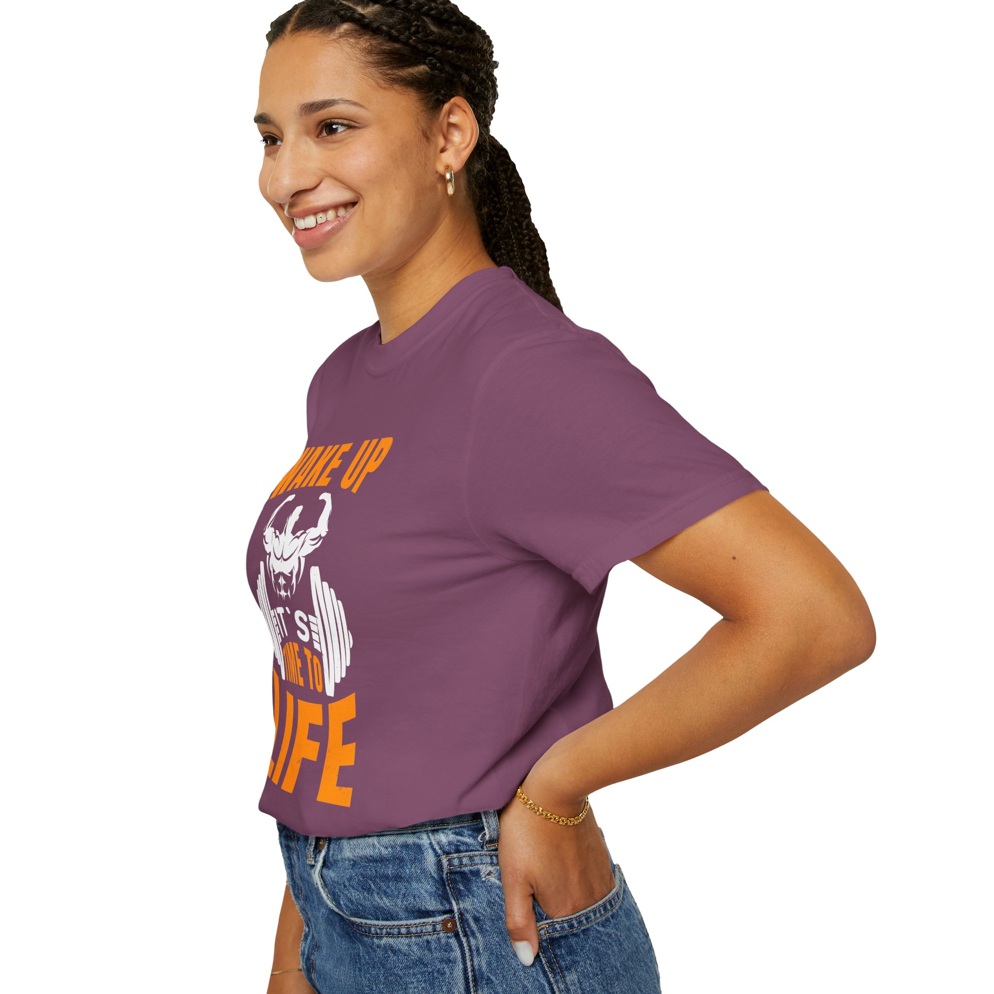 b2 - 6.19 - Wake Up It’s Time to Lift T-Shirt – Motivational Weightlifting Graphic Tee for Early Grind, Strength & Gym Dedication. - Image 45
