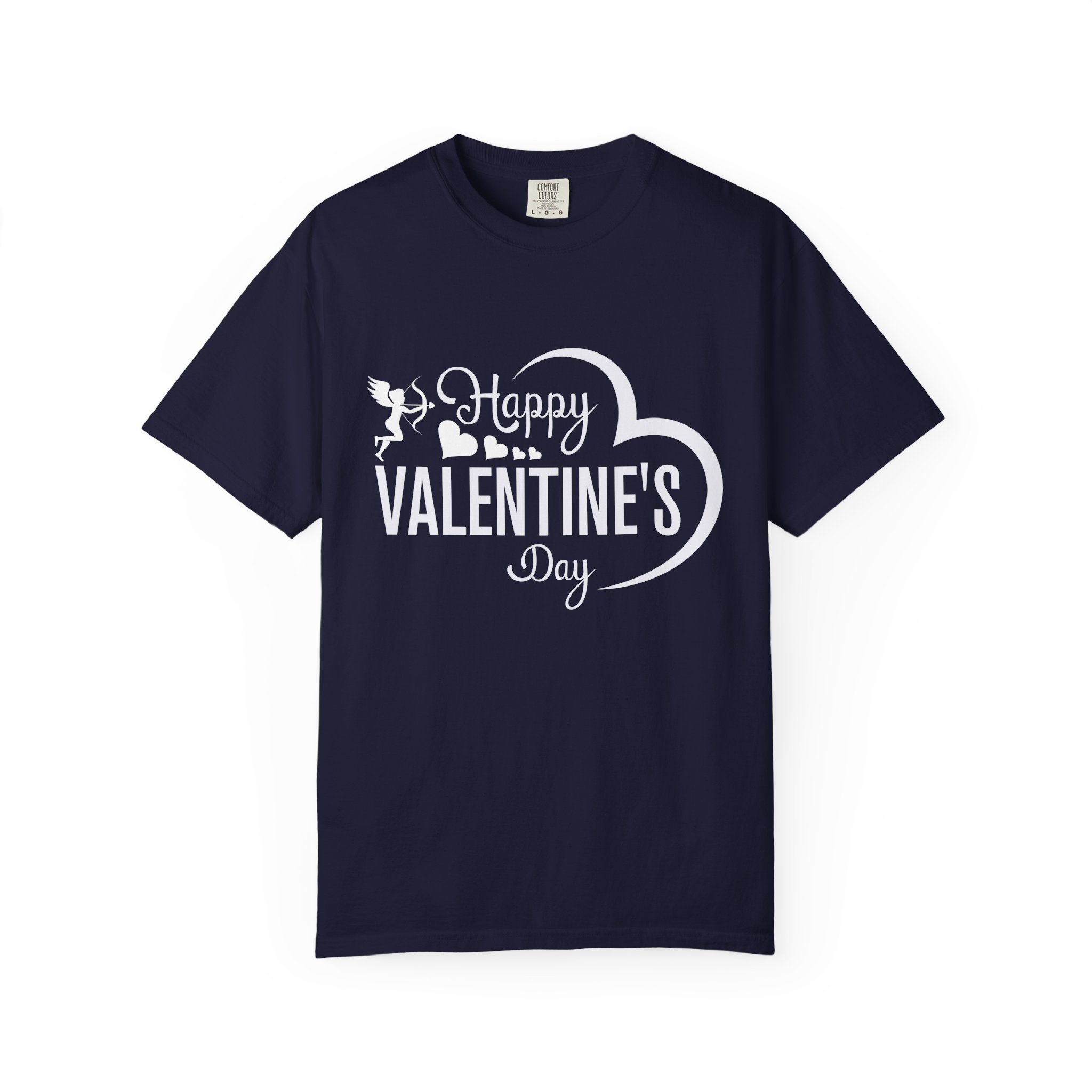 Unisex Garment-Dyed T-shirt for Valentine's Day, Cute Couple Shirt, Love-themed Tee, Perfect Gift, Holiday Apparel. - Image 17