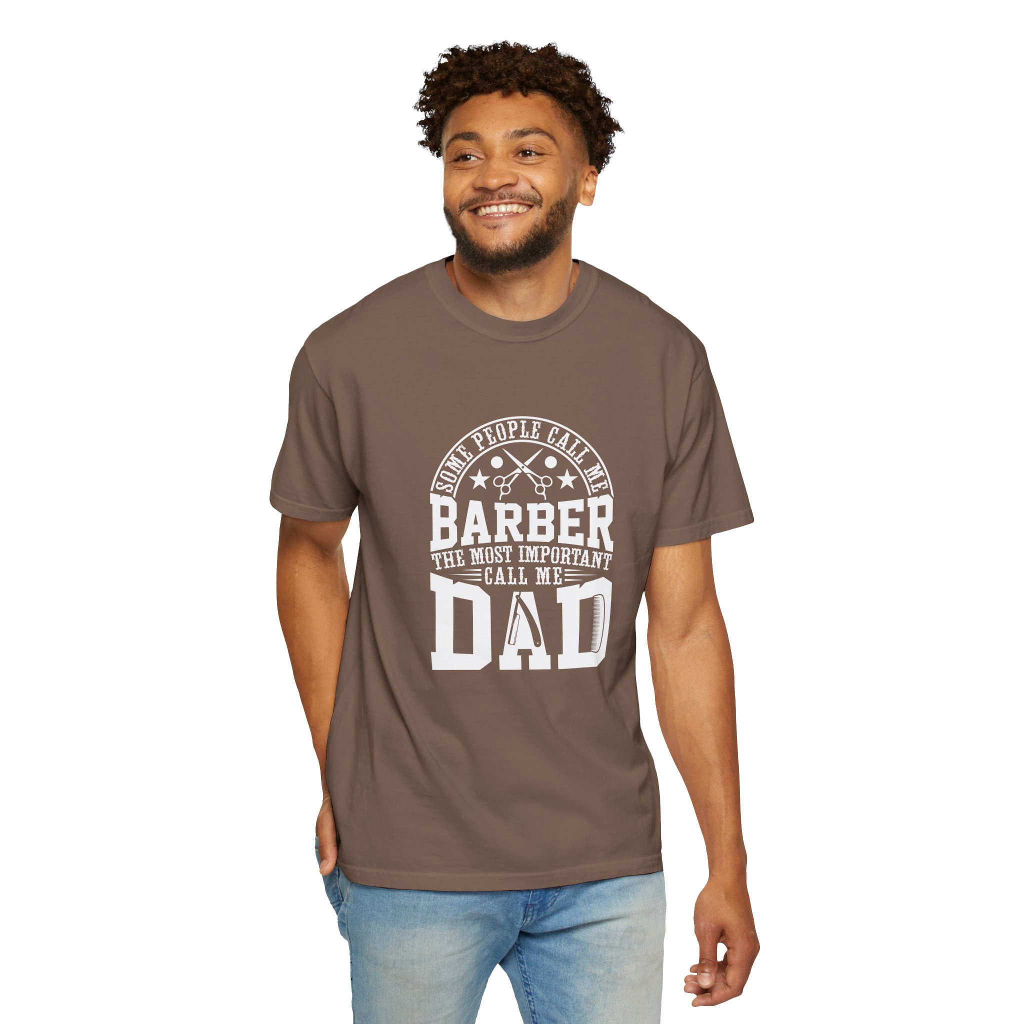 Dad Barber T-Shirt - Gift for Fathers, Stylish Dad Tee, Barber Apparel, Unisex Casual Wear, Father's Day Gift, Father's Day T-Shirt. - Image 14