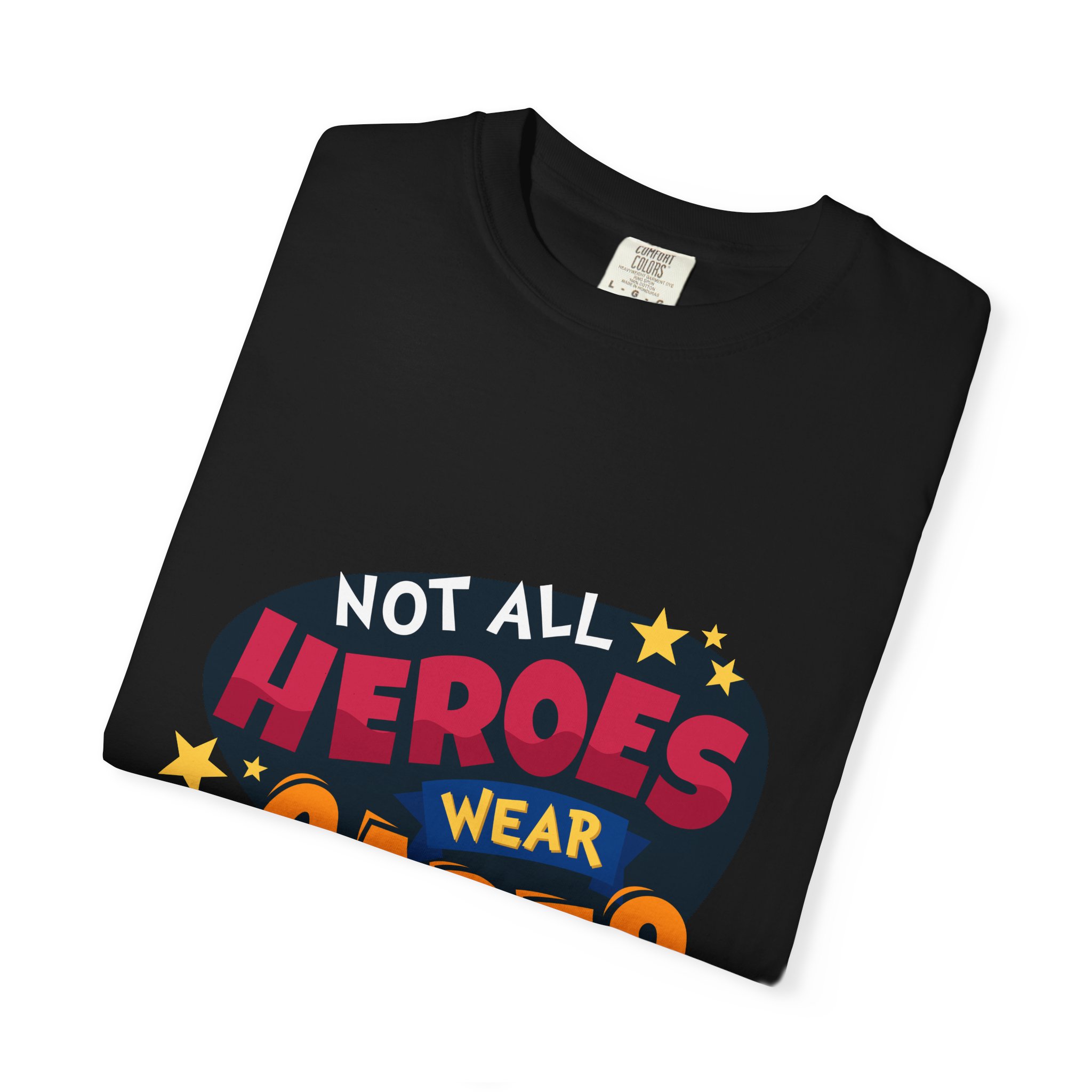 Heroic Message T-shirt for Everyday Wear, Unisex Gift, Casual Style, Great for Superhero Fans Tee. - Image 7