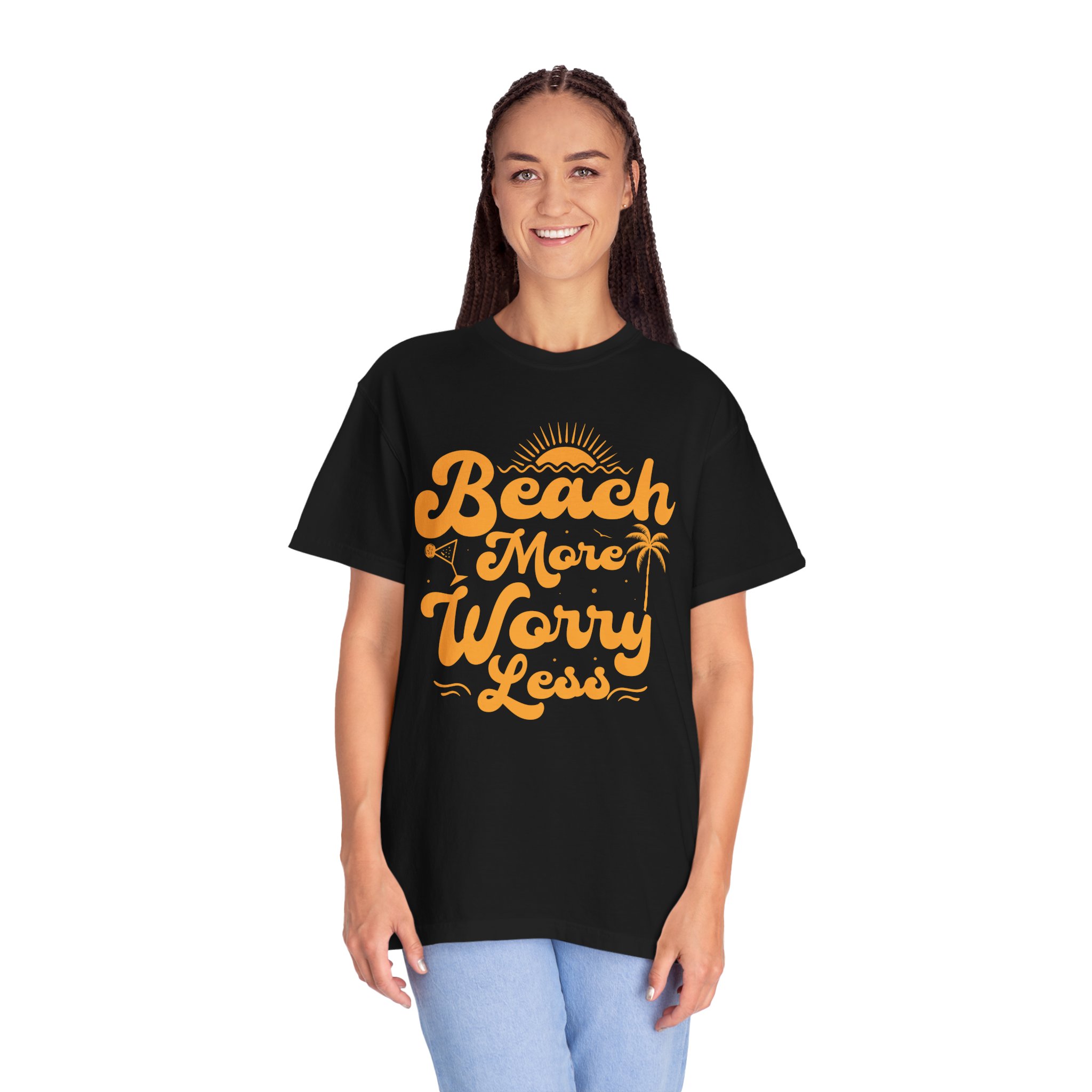 C - 13.12a - Beach Vibes T-Shirt - Unisex Garment-Dyed Tee, Summer Apparel, Gift for Beach Lovers, Vacation Outfit, Relaxing Days. - Image 27