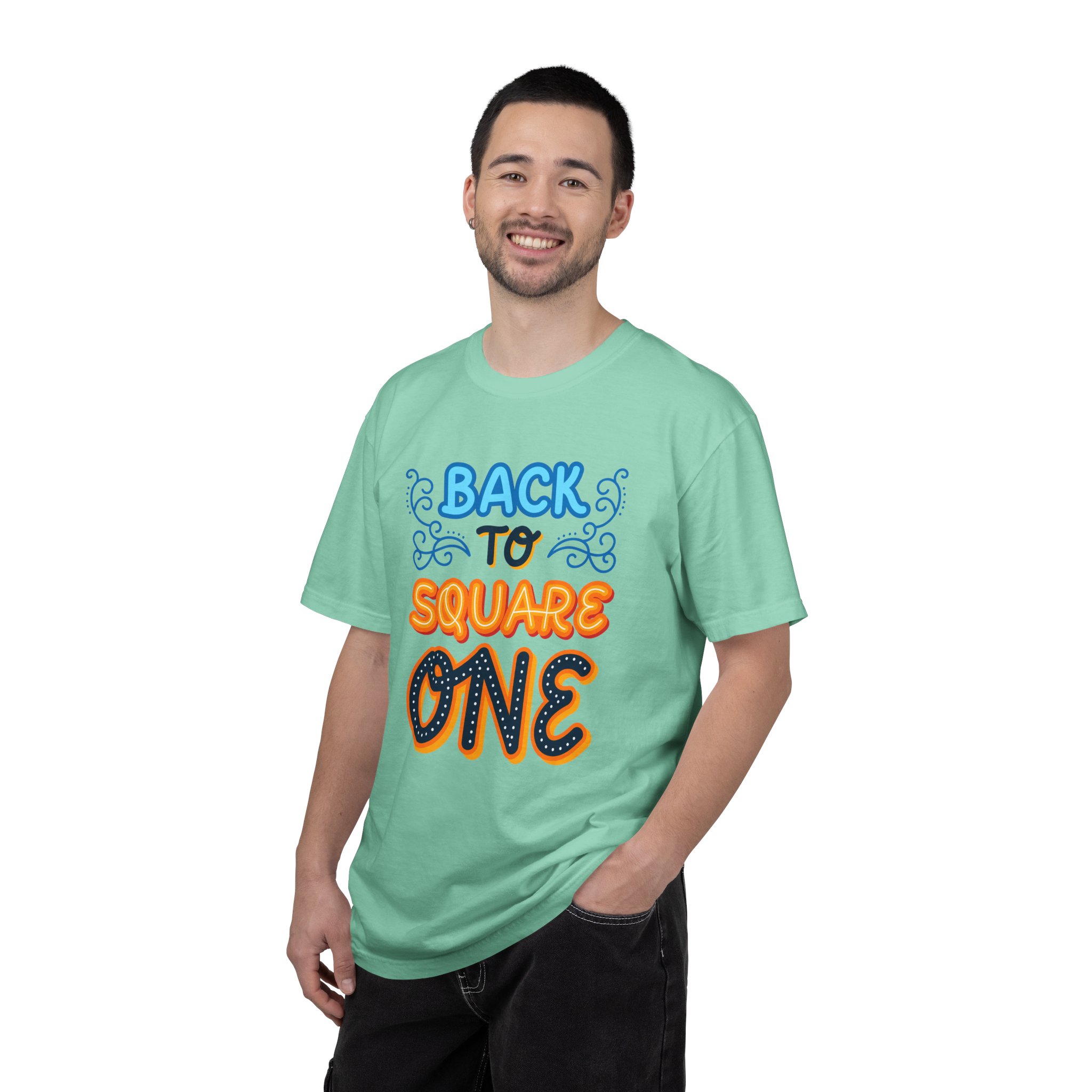 b2 - 2.8d - Back to Square One T-Shirt – Retro Fun Graphic Tee for Fresh Starts & Playful Everyday Vibes. - Image 18