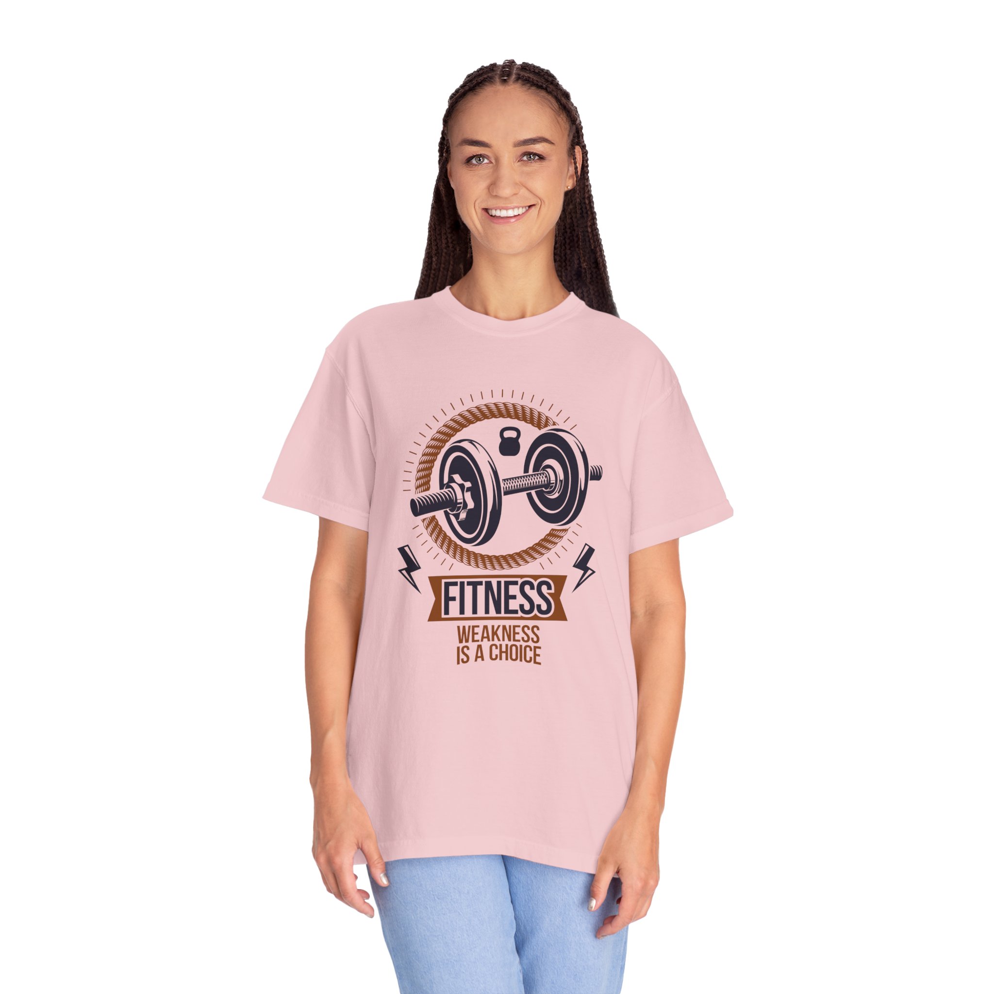 Fitness T-Shirt — "Fitness: Weakness Is A Choice" Motivational Gym Tee. - Image 35