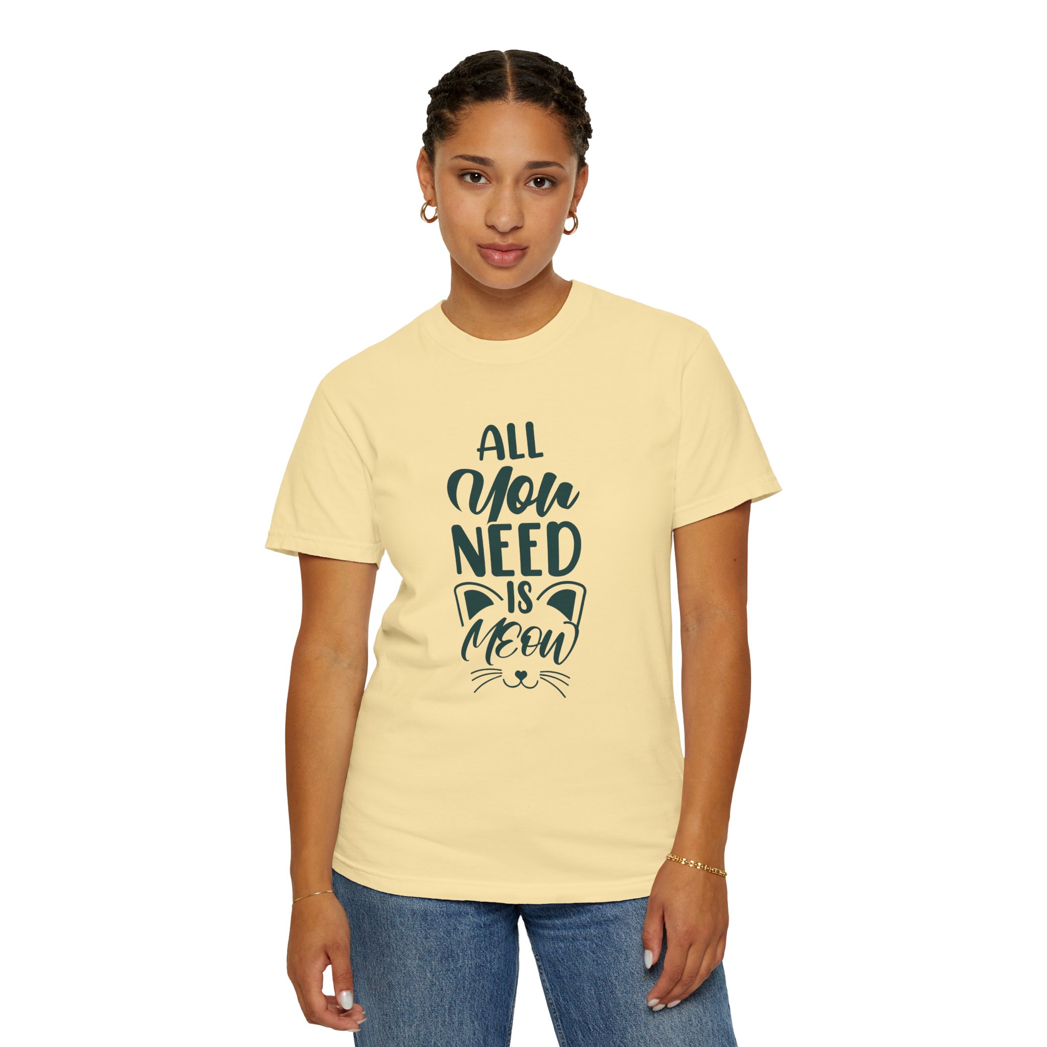 All You Need Is Meow T-Shirt – Cute Cat Lover Graphic Tee for Men & Women, Casual Everyday Wear & Perfect Gift Giving - Image 20