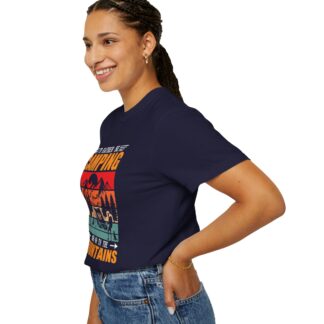 “I’d Rather Be Camping and Go to the Mountains” T-Shirt – Retro Outdoor Graphic Tee for Nature Lovers, Fun Adventure Wear & Perfect Gift Giving. - Image 29