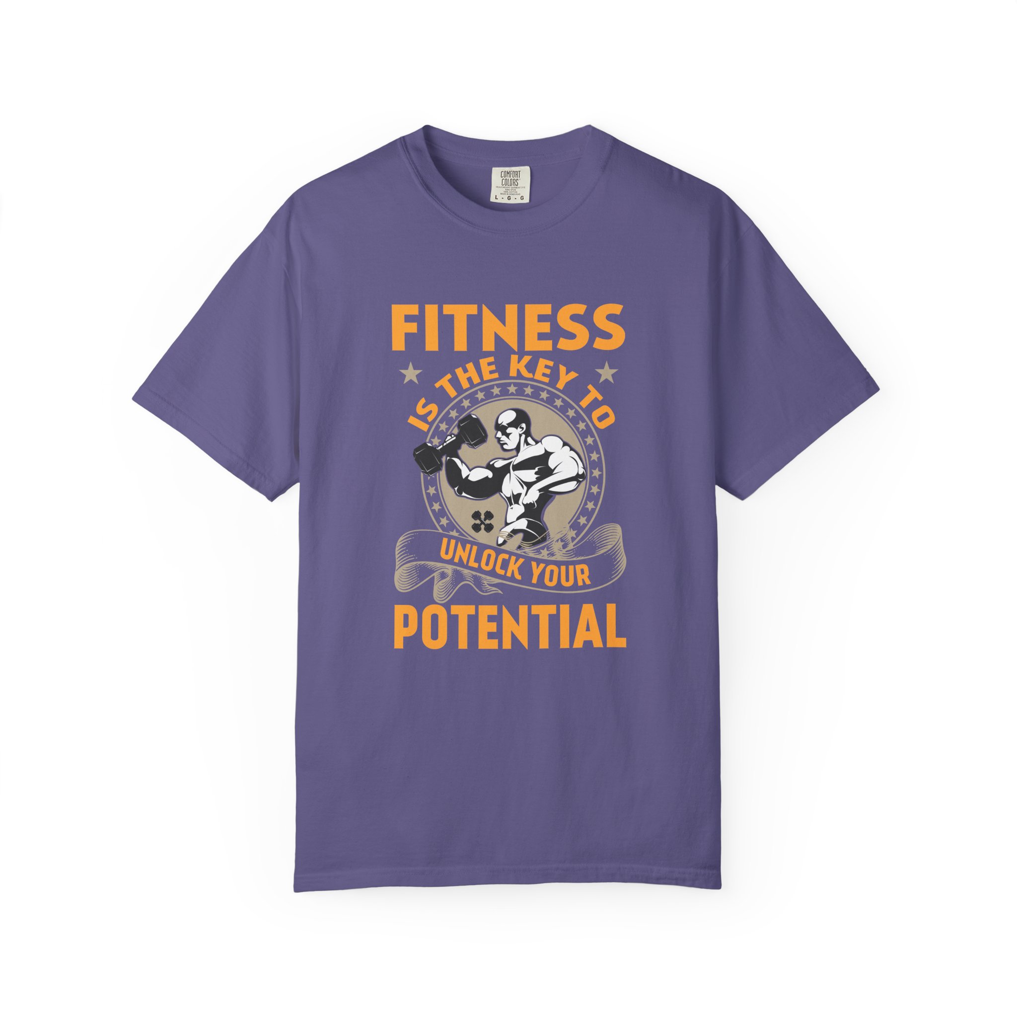Fitness Is the Key to Unlock Your Potential T-Shirt – Motivational Gym Graphic Tee for Athletes, Strength & Peak Performance. - Image 41