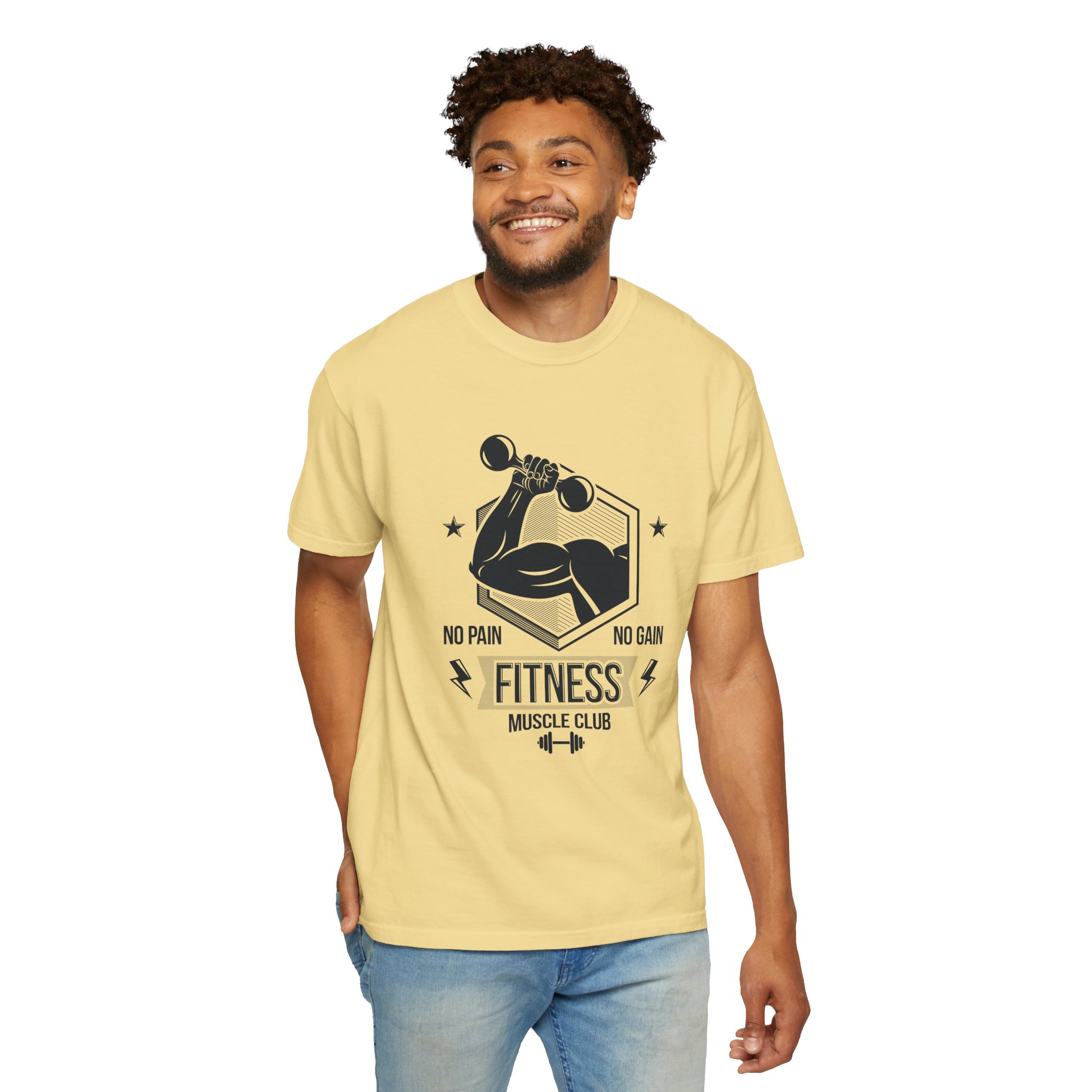 Fitness Muscle Club T‑Shirt — "No Pain No Gain" Gym Workout Tee. - Image 30