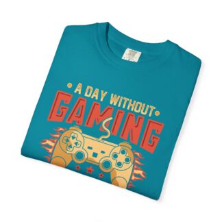 Funny gaming t-shirt for Gamers - Soft Cotton Everyday Wear - A Day Without Gaming Is Like Just Kidding I Have No Idea Unisex - Image 23
