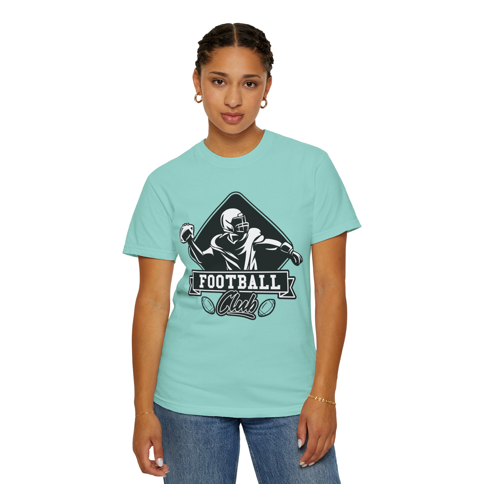 C - 16.15b - Football Club Unisex Garment-Dyed T-shirt | Casual Sportswear, Gift for Football Fans, Team Apparel, Perfect for Game Days. - Image 36