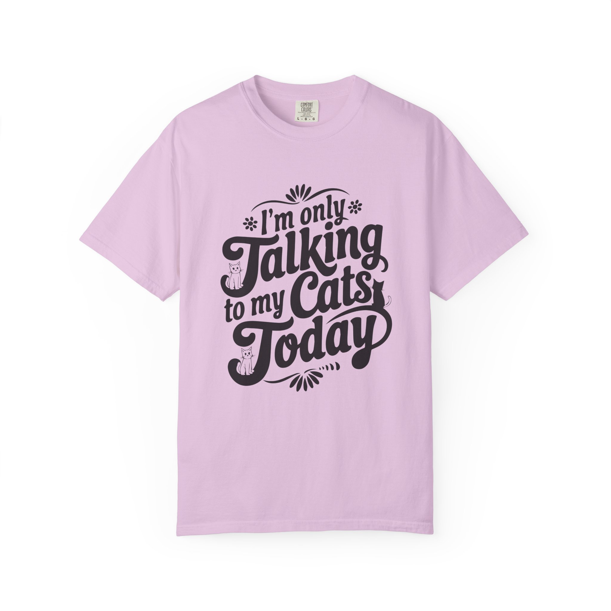 b2 - 5.8 - Talking to My Cats Today T-Shirt – Funny Cat Lover Graphic Tee for Introvert Humor & Cozy Pet Lover Vibes. - Image 41