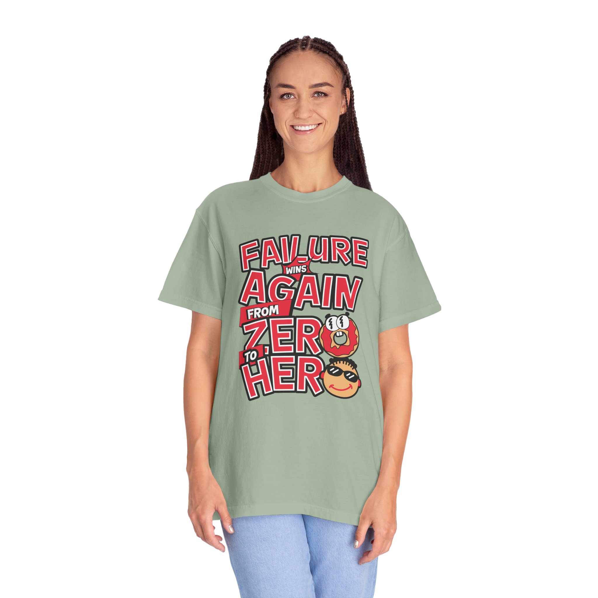 b2 - 2.3 - From Failure Again to Hero T-Shirt – Motivational Graphic Tee for Growth, Resilience & Success Mindset. - Image 27