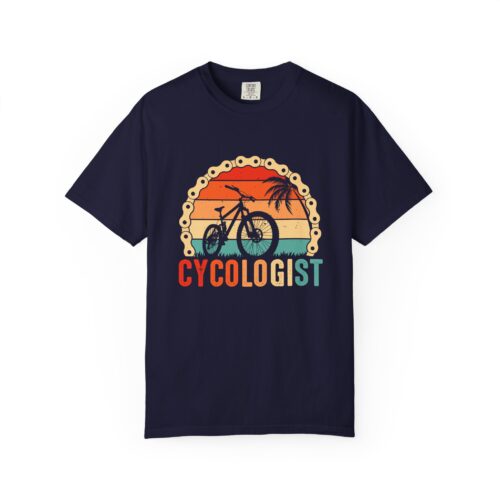 Cyclologist Garment-Dyed T-Shirt, Perfect Gift for Cyclists, Casual Wear, Outdoor Enthusiasts, Summer Apparel, Bike Lover Gift.