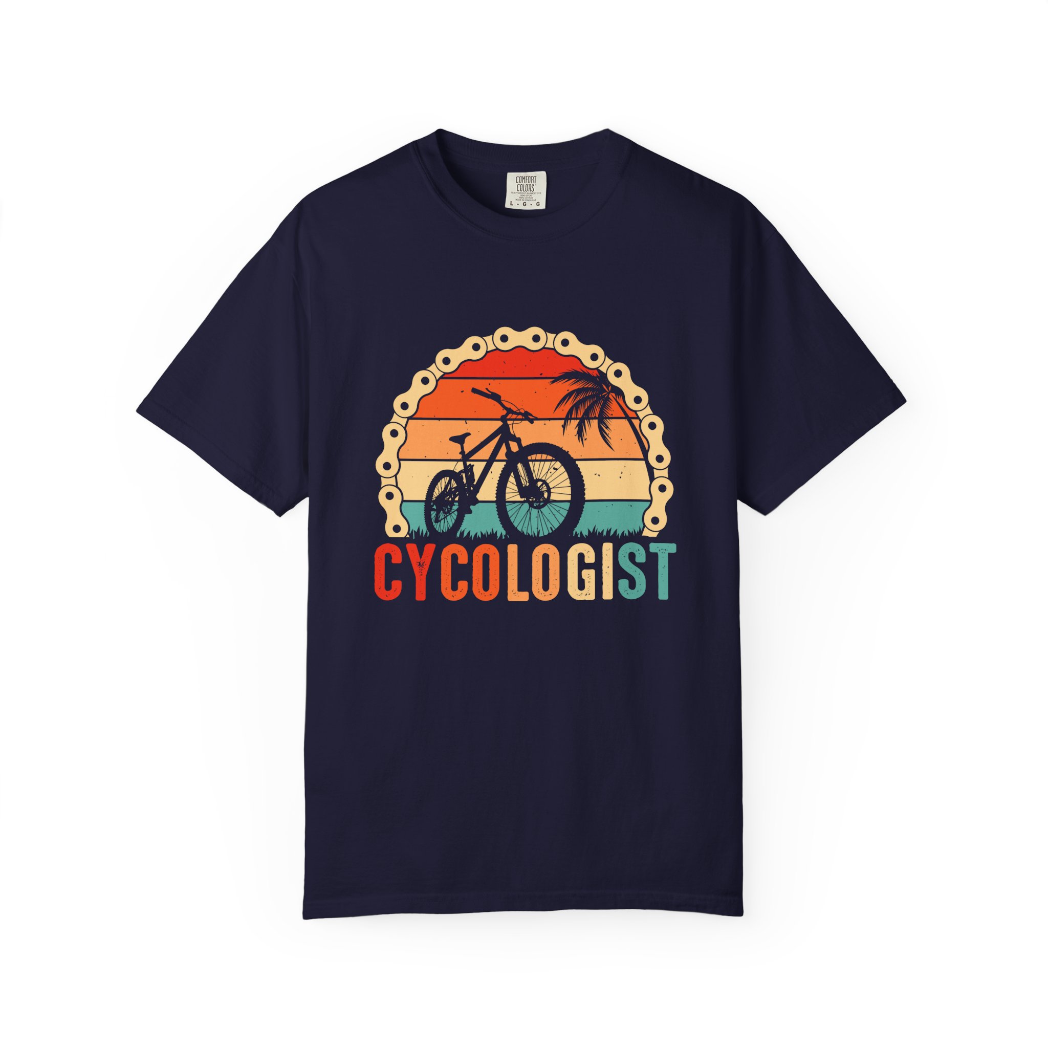Cyclologist Garment-Dyed T-Shirt, Perfect Gift for Cyclists, Casual Wear, Outdoor Enthusiasts, Summer Apparel, Bike Lover Gift.