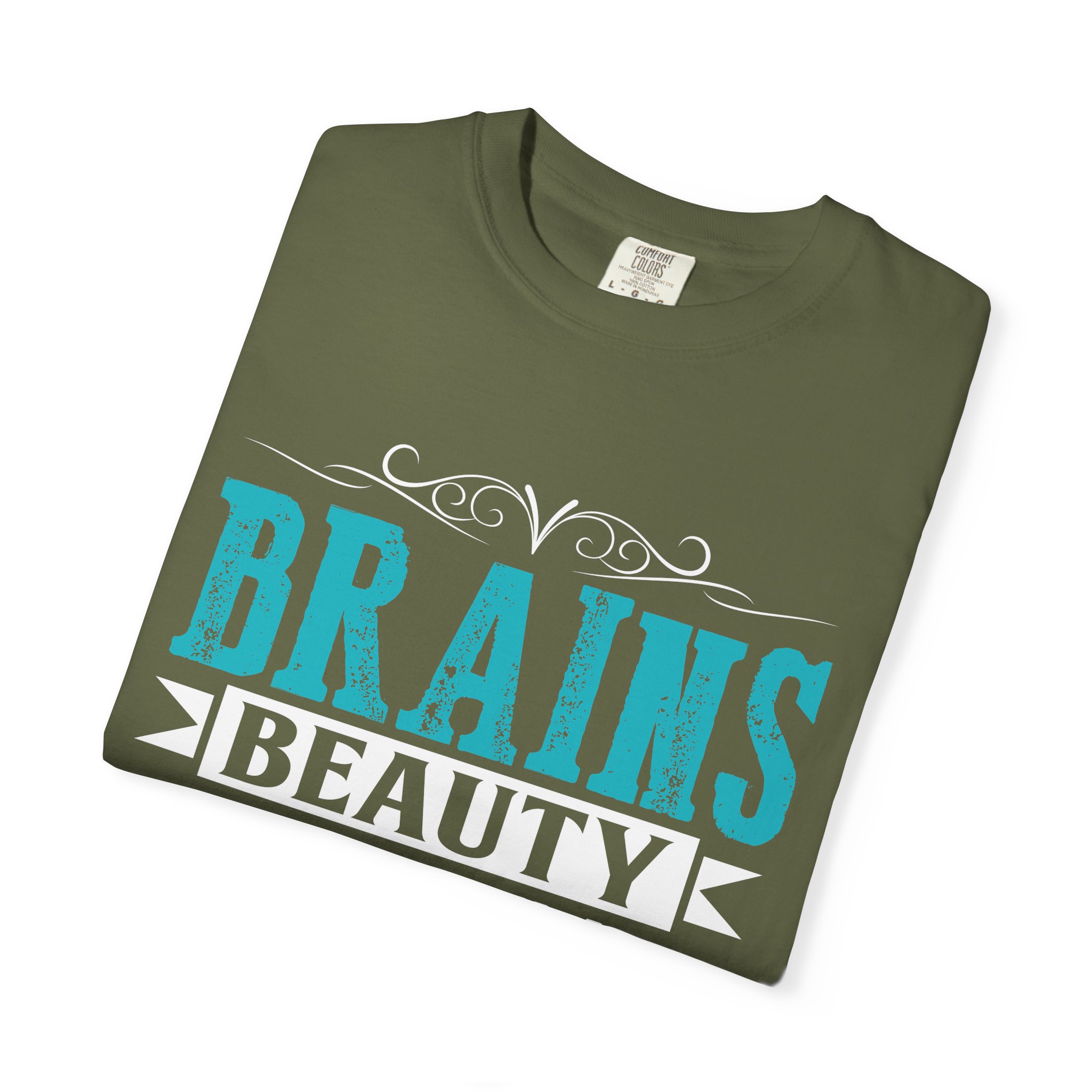 b2 - 6.12 - Brains Beauty Booty T-Shirt – Motivational Fitness Graphic Tee for Confidence, Strength & Empowered Style. - Image 23