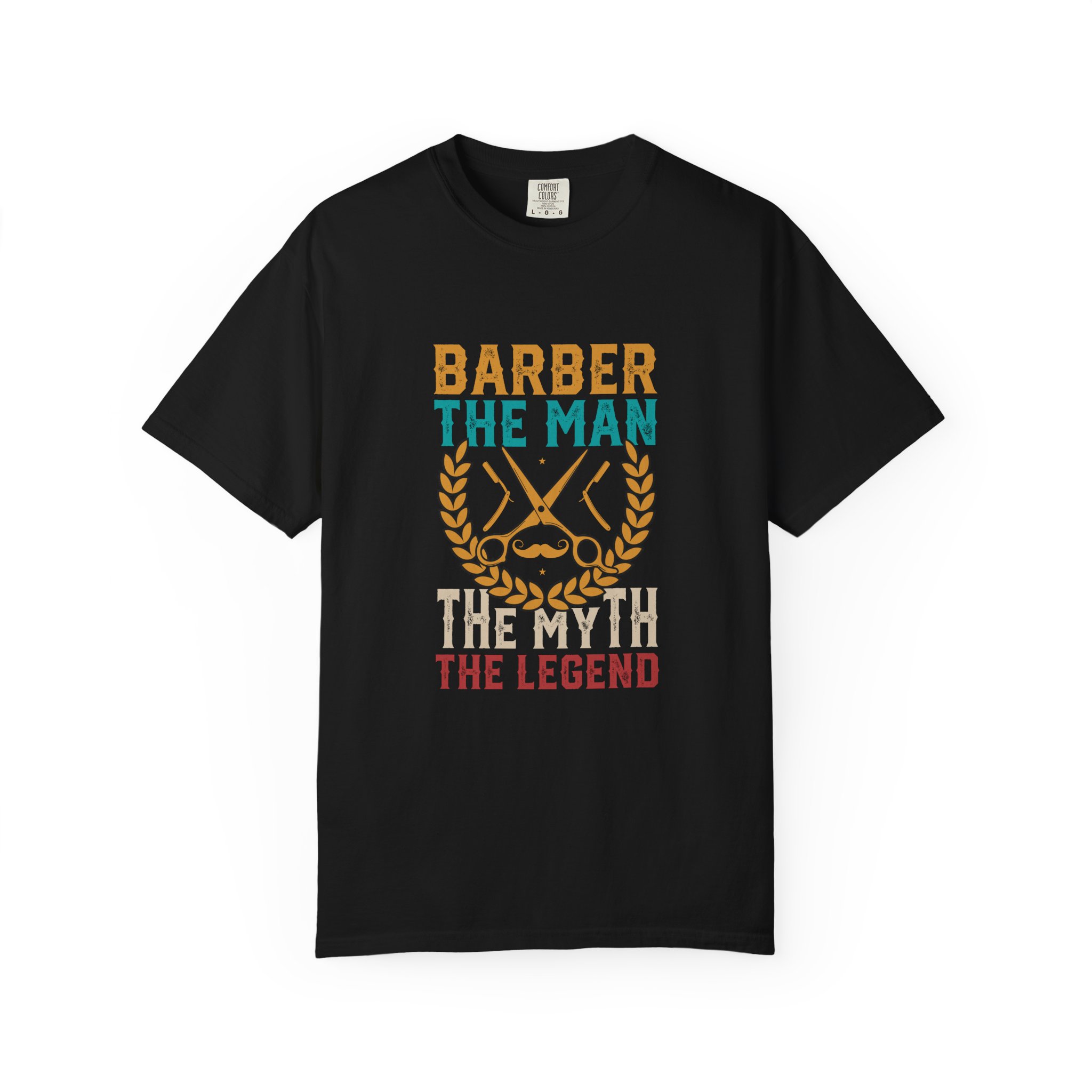 Barber Legend T-Shirt: Unisex Garment-Dyed Tee for Barbers, Father's Day Gift, Casual Wear, Barber Shop Apparel, Unique Gift Idea.