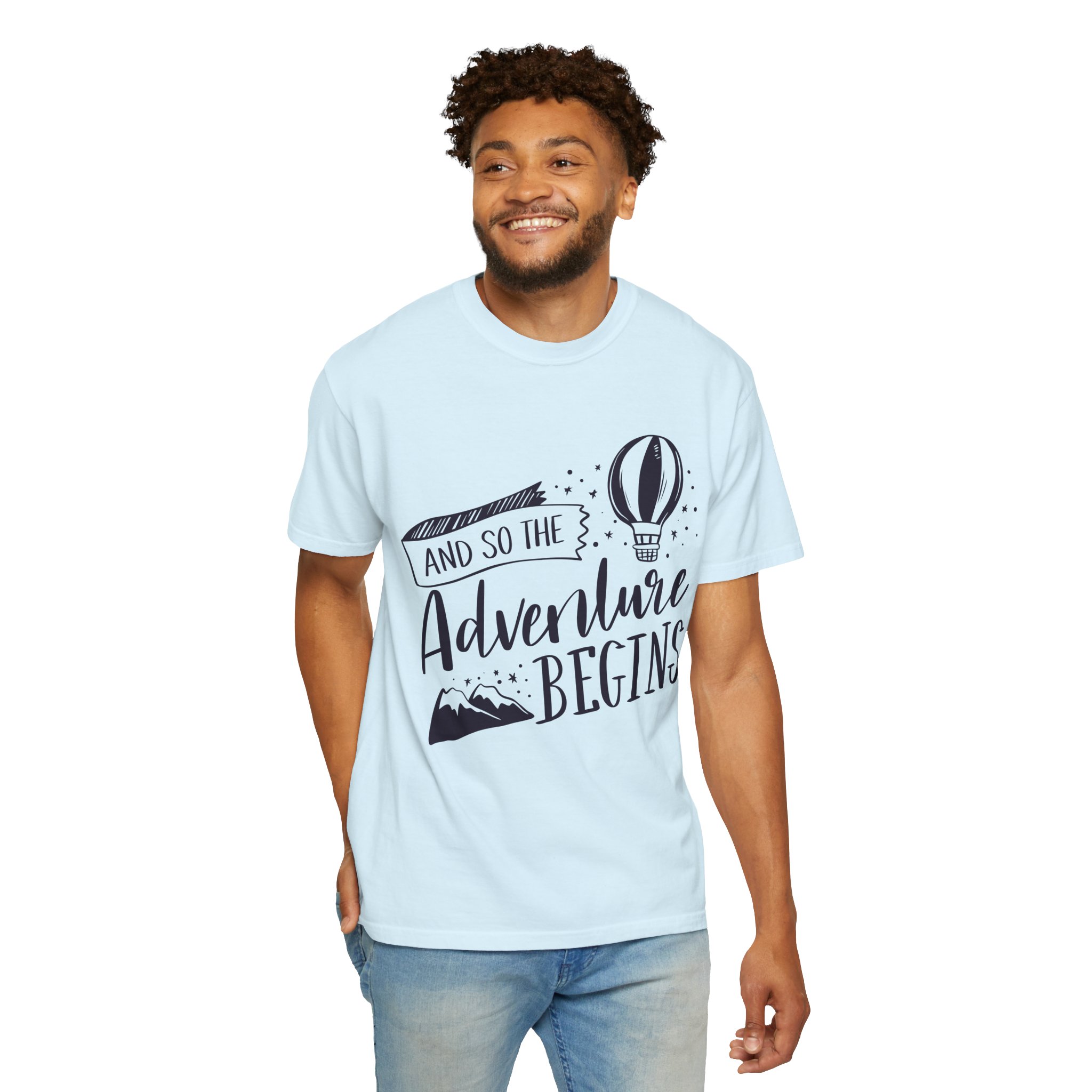 C - 14.1b - Adventure Begins Unisex T-Shirt, Travel Tee, Gift for Wanderlust, Adventure Apparel, Casual Wear, Explorer Top. - Image 46