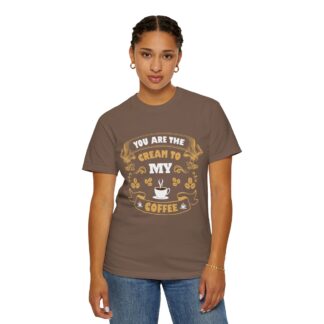 Cool coffee lover t-shirt – you are the cream to my coffee - Image 12