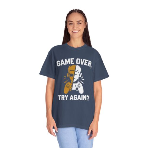 Gaming Tshirt for Boys - Playful Gamer Gift - Game Over Unisex Tee - Image 11