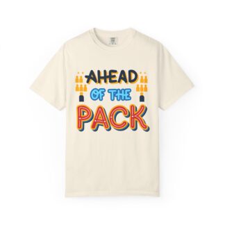 b2 - 2.8b - Ahead of the Pack T-Shirt – Retro Bold Graphic Tee for Leadership, Confidence & Standout Style.