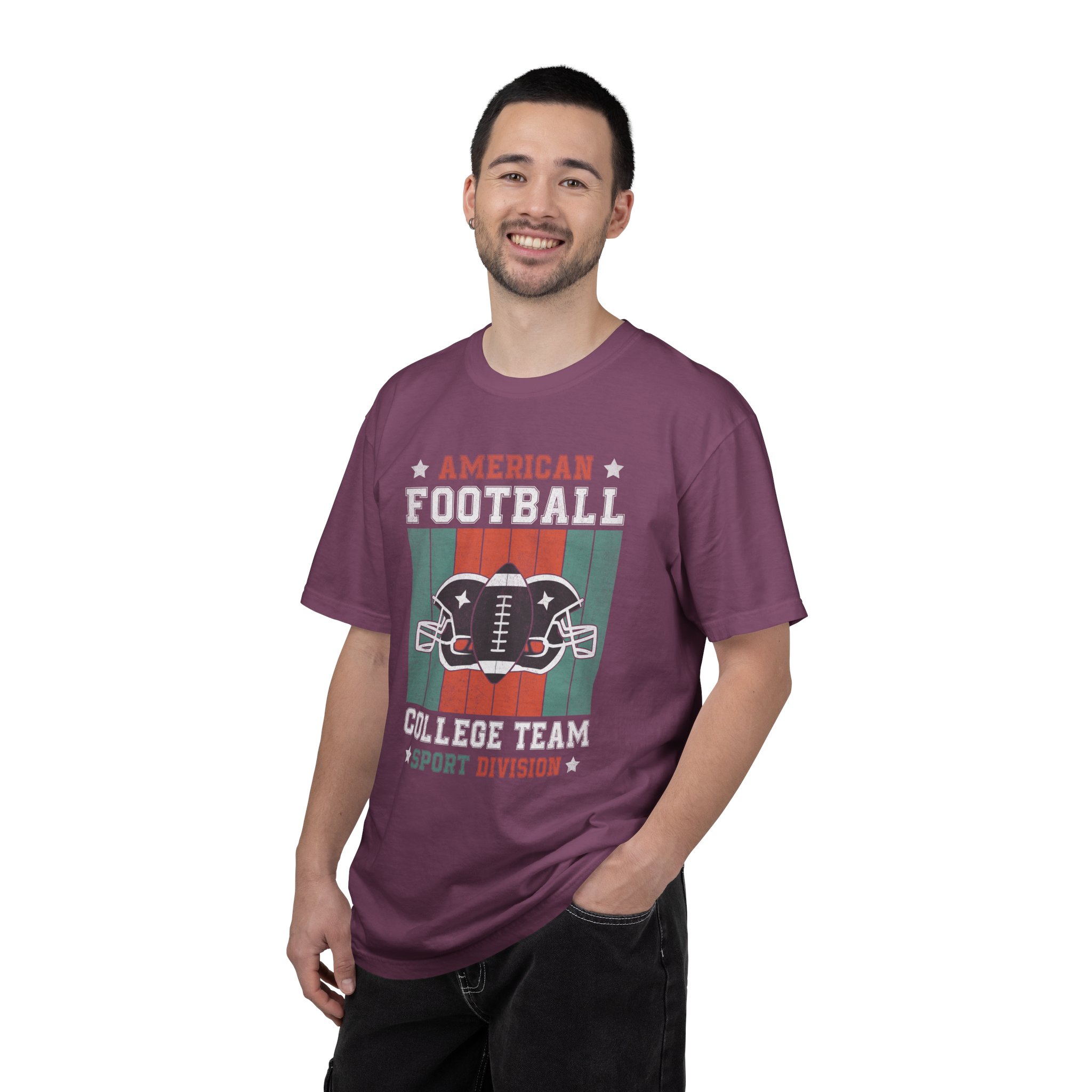 C - 16.16 - American Football College Team Unisex Garment-Dyed T-Shirt, Sports Fan Tee, Game Day Shirt, Gift for Football Lovers. - Image 50