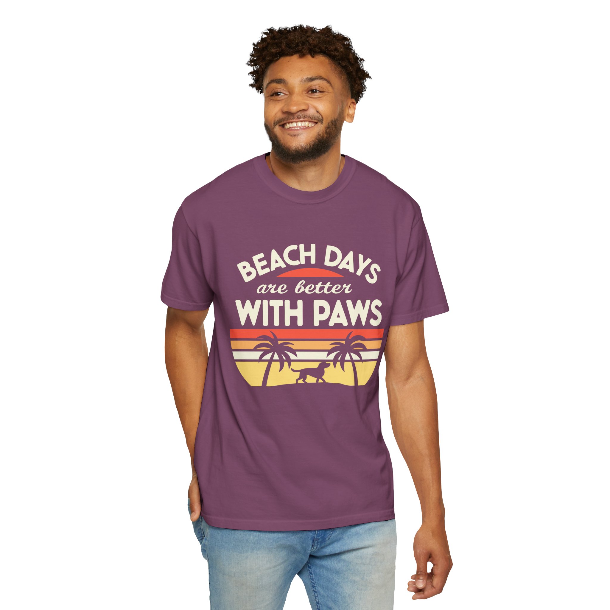 C - 13.1 - Beach Days Are Better with Paws Unisex T-Shirt | Pet Lover Gift, Summer Tee, Casual Wear, Beachwear, Dog Lover Apparel. - Image 46