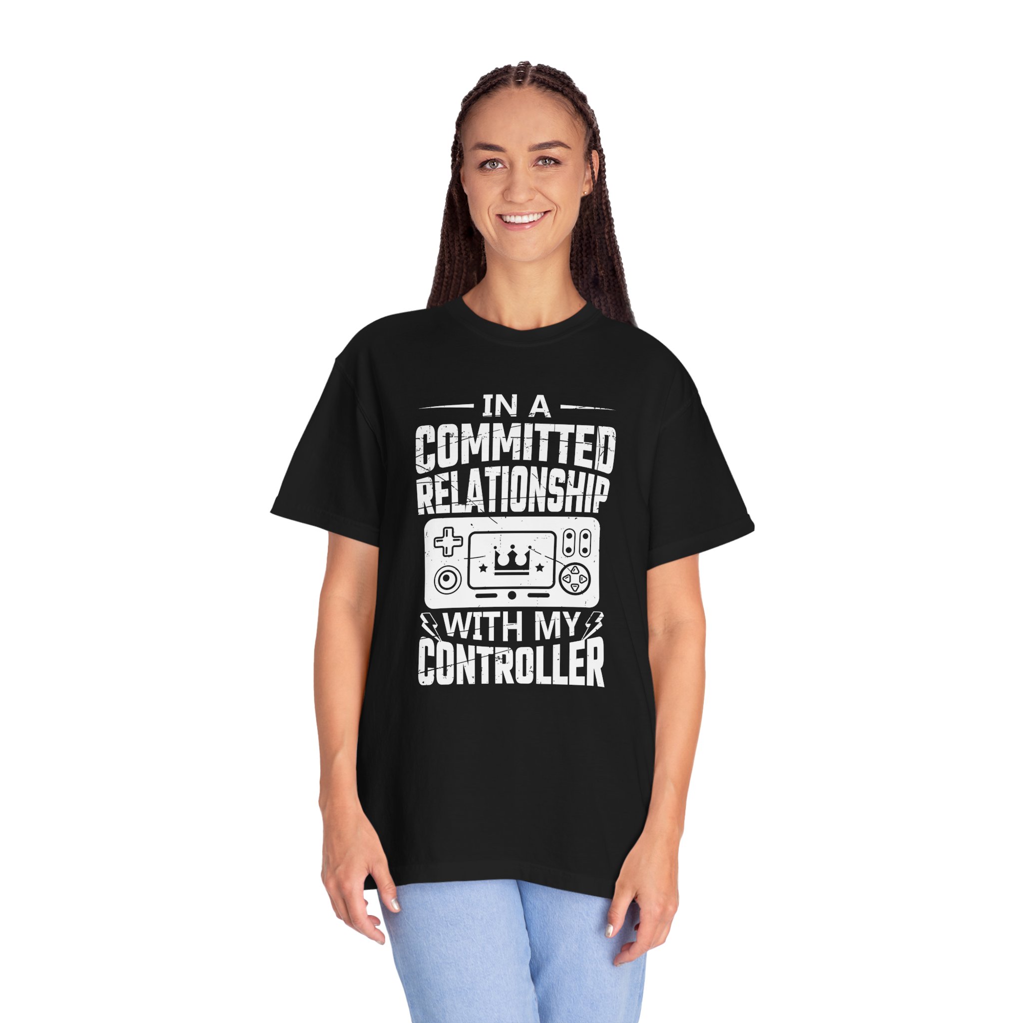 Committed to My Controller T-Shirt – Funny Gamer Graphic Tee for Video Game Lovers & Gaming Enthusiasts. - Image 35