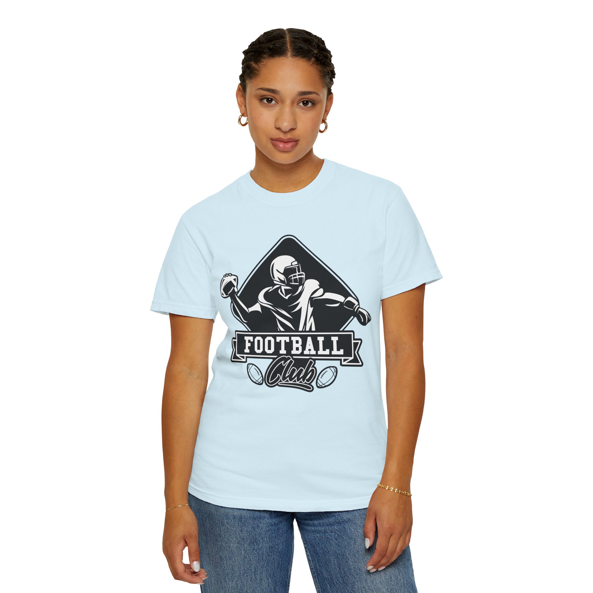 C - 16.15b - Football Club Unisex Garment-Dyed T-shirt | Casual Sportswear, Gift for Football Fans, Team Apparel, Perfect for Game Days. - Image 44