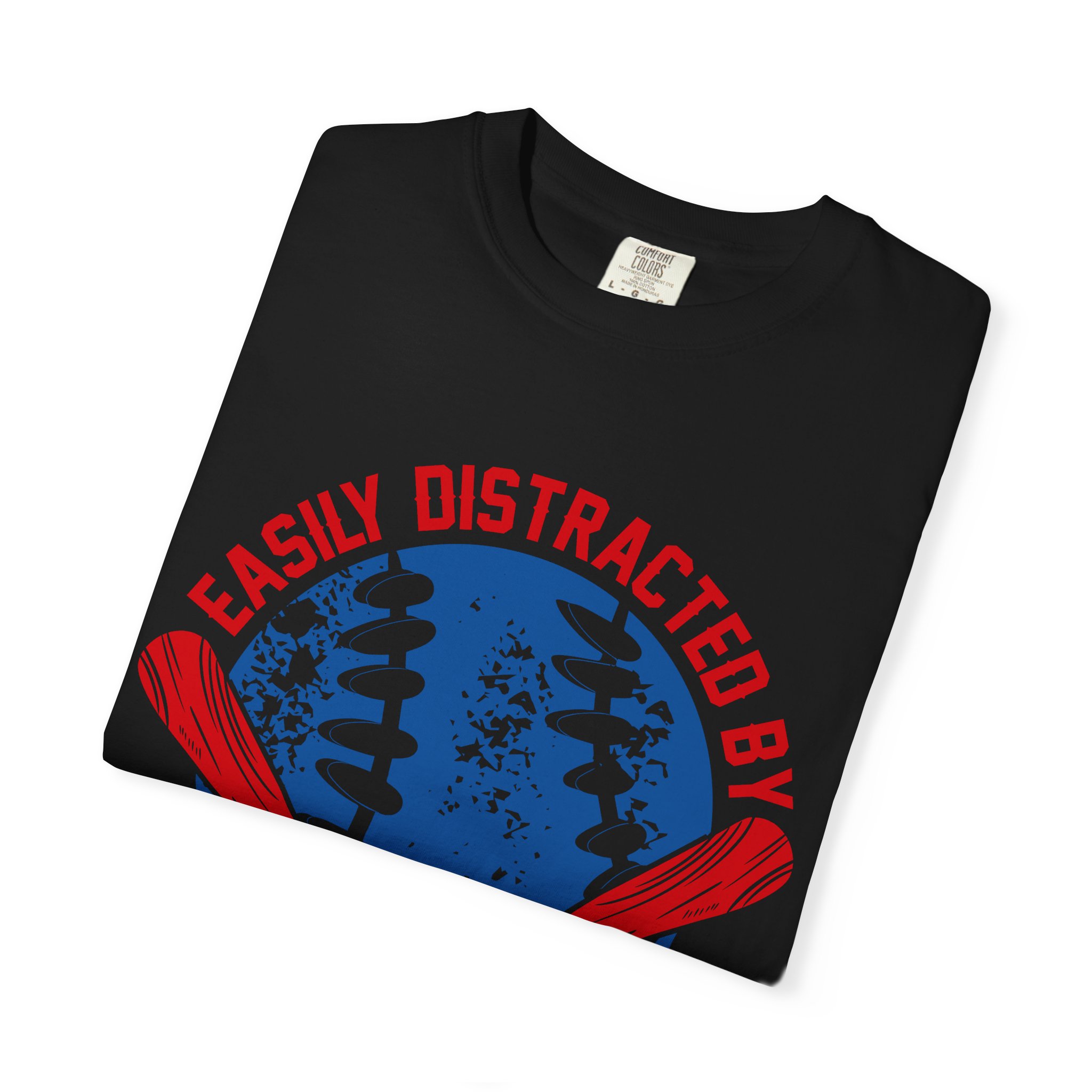 Unisex Baseball T-Shirt - Easily Distracted by Baseball, Sporty Tee, Gift for Baseball Lovers, Summer Wear, Casual Apparel. - Image 47