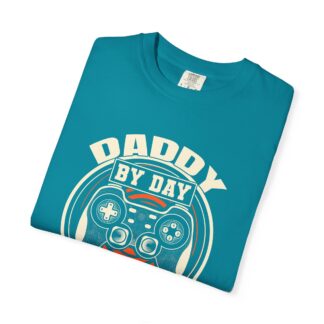Gamer dad t-shirt - Fun Tee for Dads - Daddy by Day Gamer by Night T-Shirt - Image 23