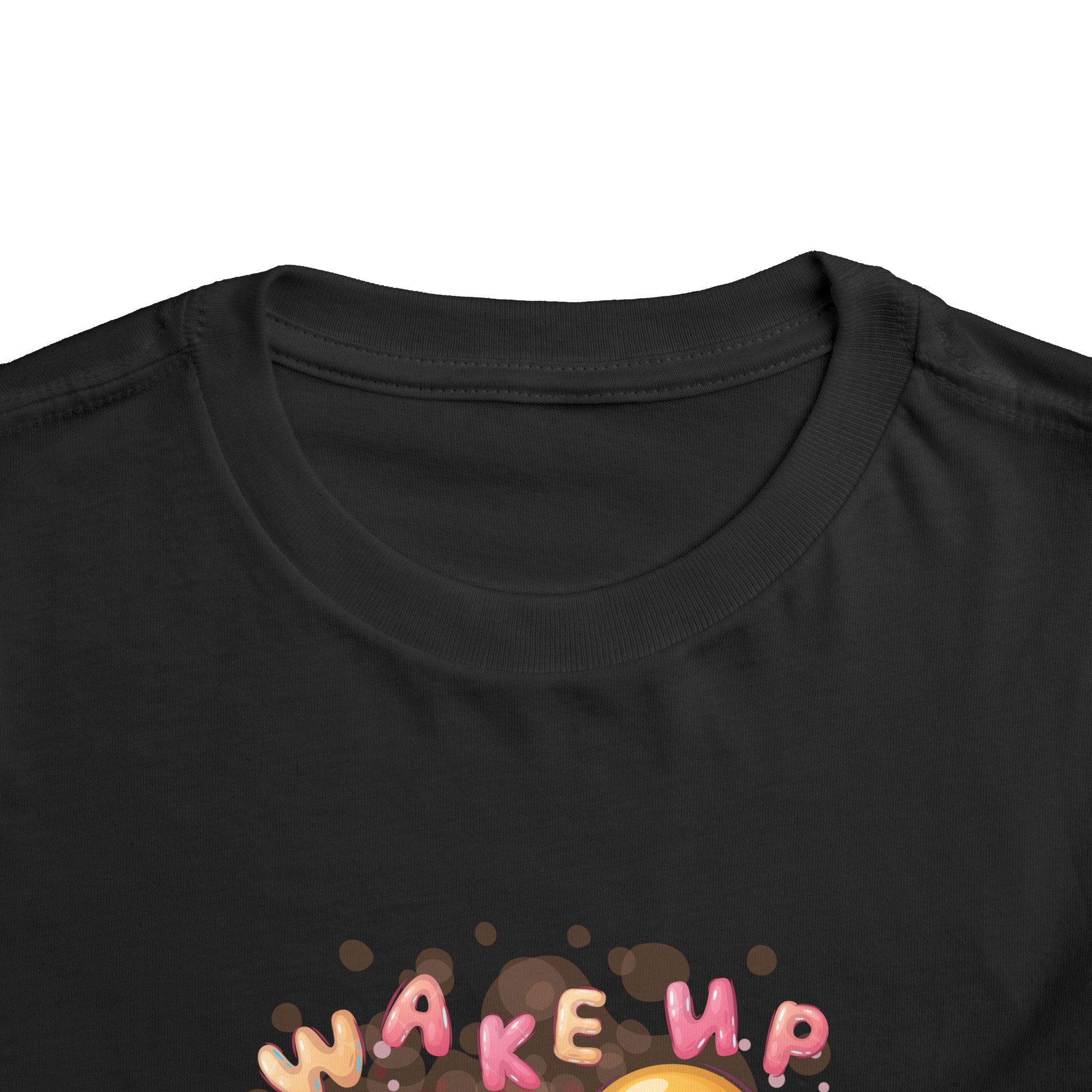 Wake Up Alarm Clock Toddler T-Shirt – Cute Morning Cartoon Graphic Tee for Kids, Boys & Girls. - Image 8
