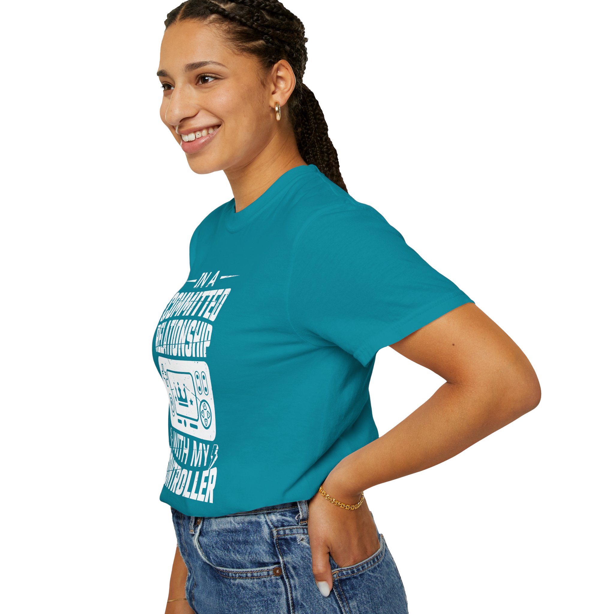 Committed to My Controller T-Shirt – Funny Gamer Graphic Tee for Video Game Lovers & Gaming Enthusiasts. - Image 21