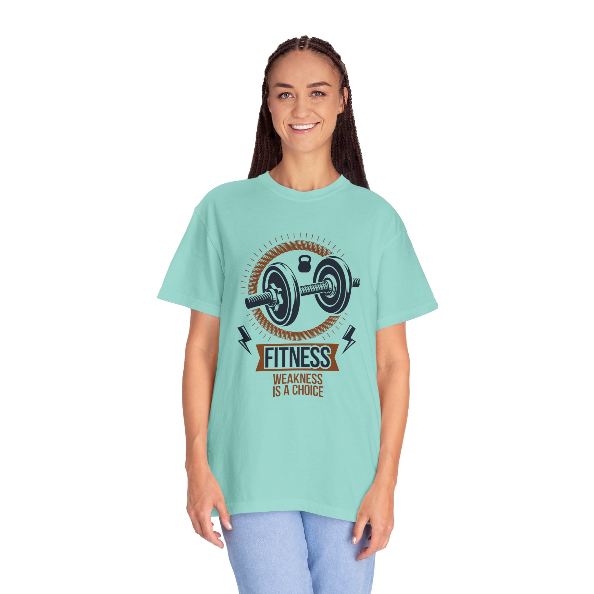Fitness T-Shirt — "Fitness: Weakness Is A Choice" Motivational Gym Tee. - Image 19