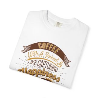Vintage coffee lover tshirt for Coffee Moments - Capturing Happiness In a Cup Unisex Tee - Image 7