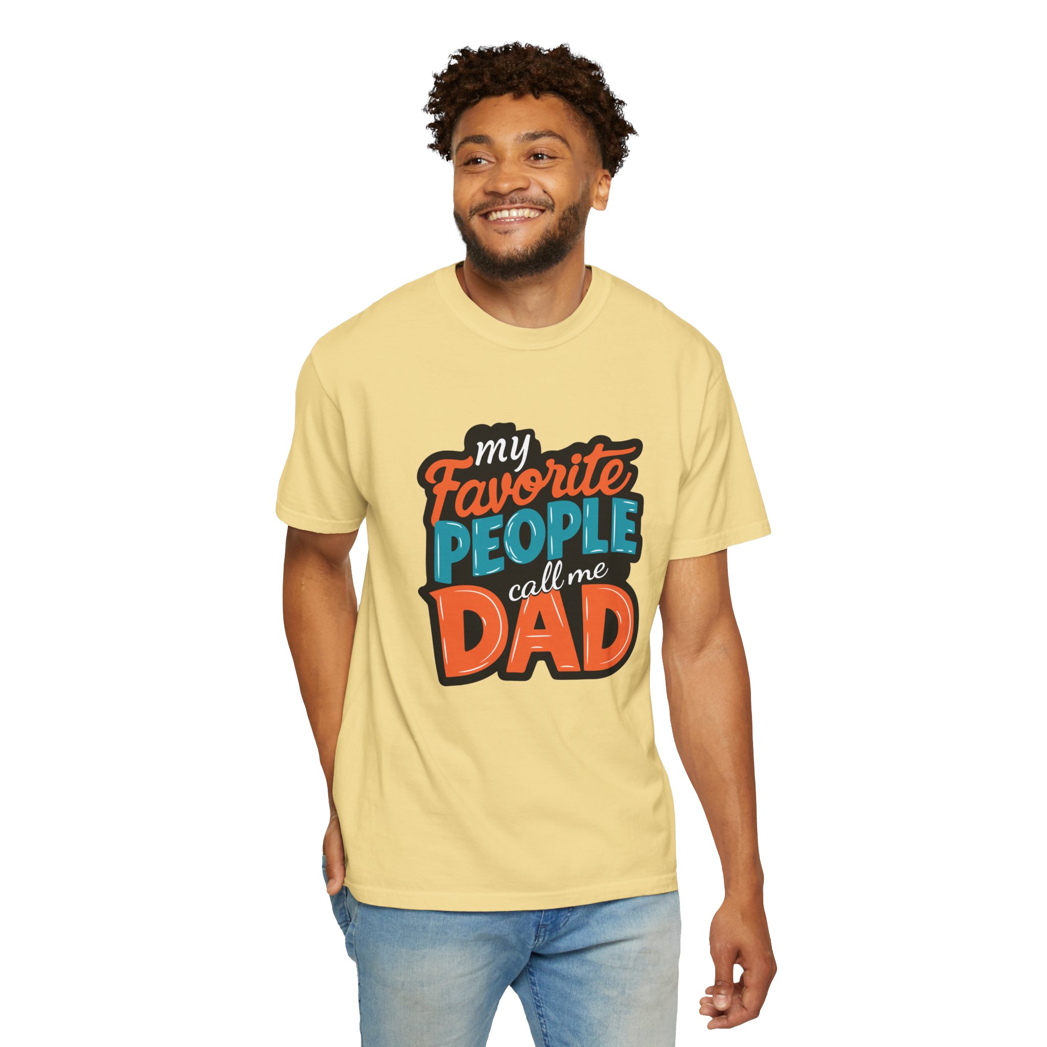 My Favorite People Call Me Dad Unisex T-Shirt, Gift for Dad, Father's Day Shirt, Birthday Gift, Casual Tees, Everyday Wear. - Image 14