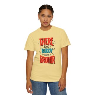 Motivational t-shirt for Heartwarming Brothers - There Is No Buddy Like a Brother Unisex Tee - Image 20