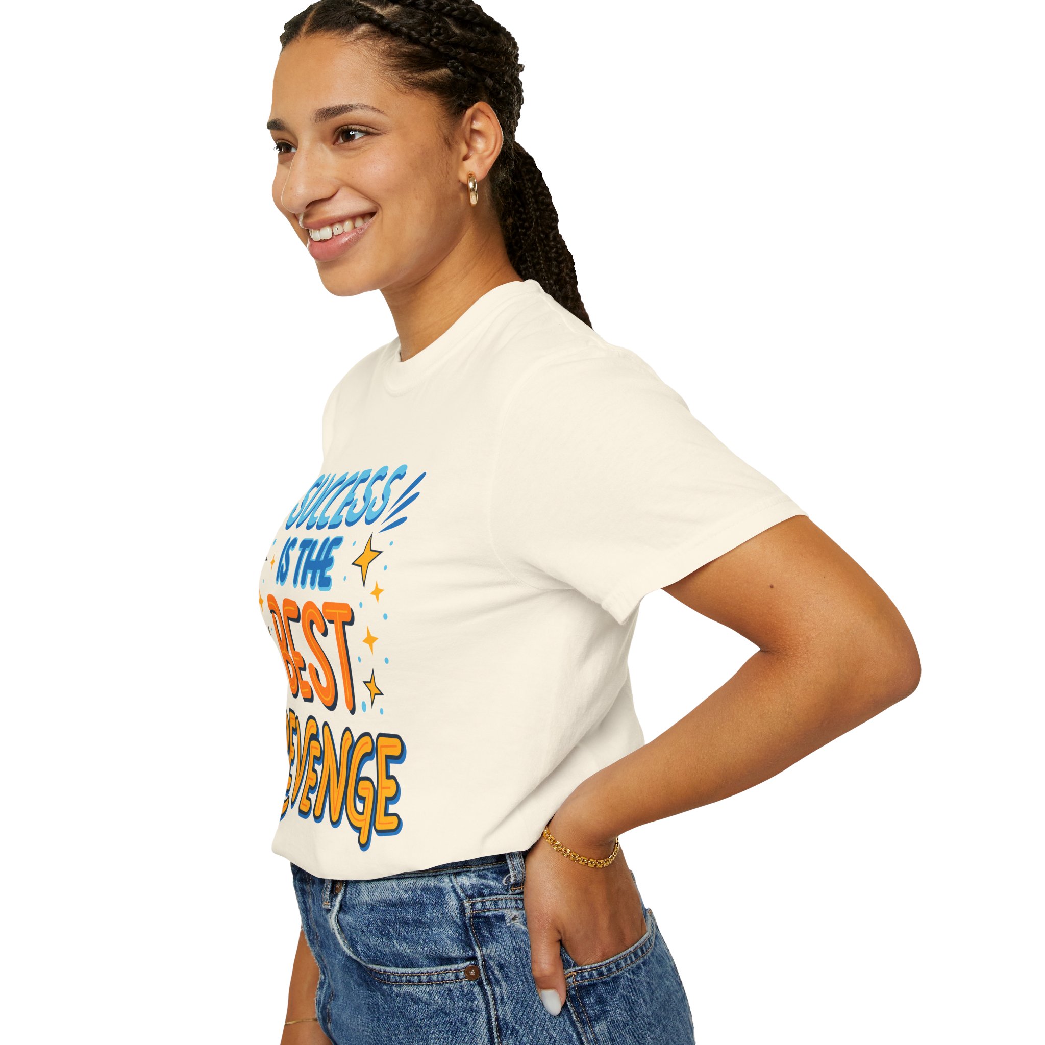 Success Is the Best Revenge T-Shirt – Motivational Graphic Tee for Ambition, Hustle & Success Mindset. - Image 13