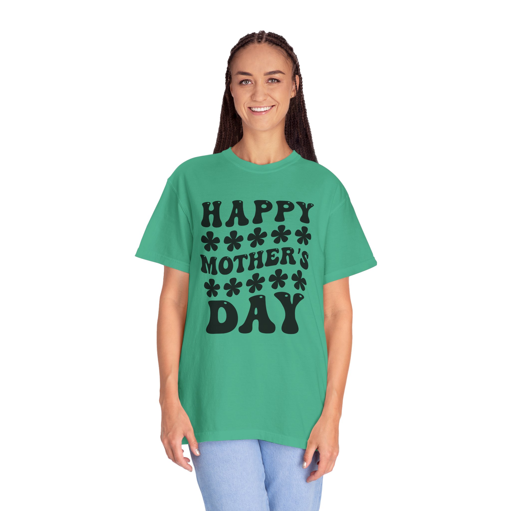 Happy Mother’s Day Retro Floral T-Shirt – Cute Love Graphic Tee for Moms, Perfect Gift Giving & Celebration Wear. - Image 27