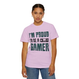 Cool Gaming T shirts - Proud Gamer Tee Unisex Tee - Image 44